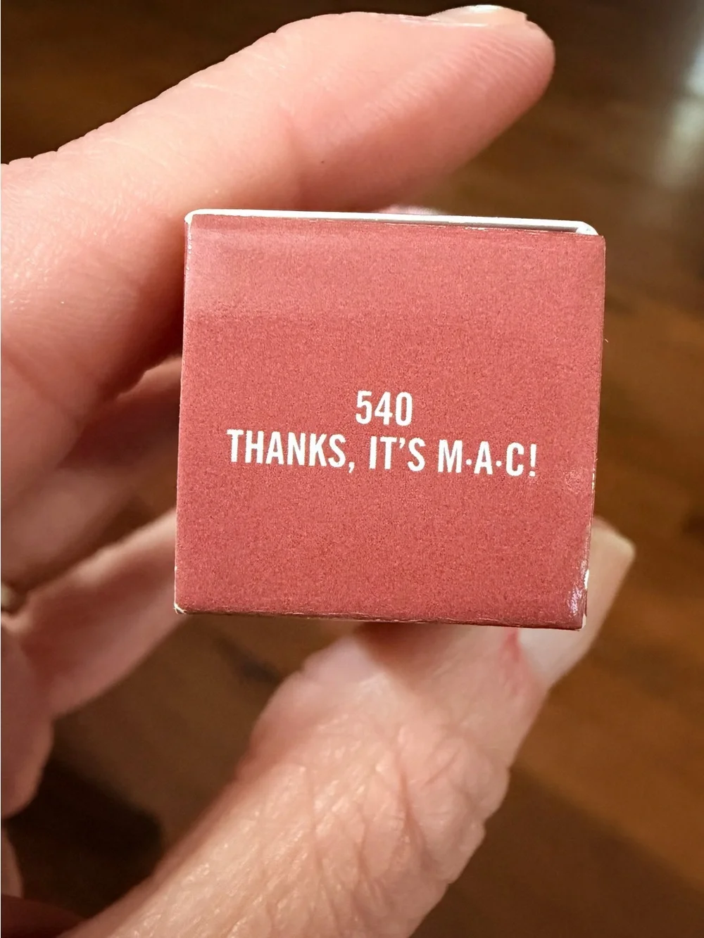MAC Lustreglass Sheer-Shine Lipstick- 540 THANKS, IT'S M-A-C!
